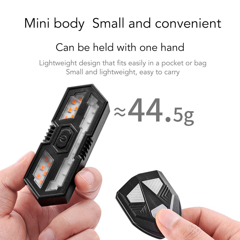 Bike Tail Light Wireless Remote Control Safety Bicycle Night Riding