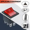 Set of 4 Toggle Switches 230 V, Rocker Switch 230