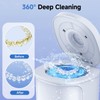 Ultrasonic Retainer Cleaner, 45kHz Dental Appliances Cleaning Machine with U/V