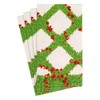 Caspari Boxwood Trellis Paper Guest Towel Napkins - 15 Per