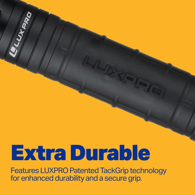 LUXPRO LP1305 High-Output, Long-Range Handheld Flashlight - 2000 Lumens -