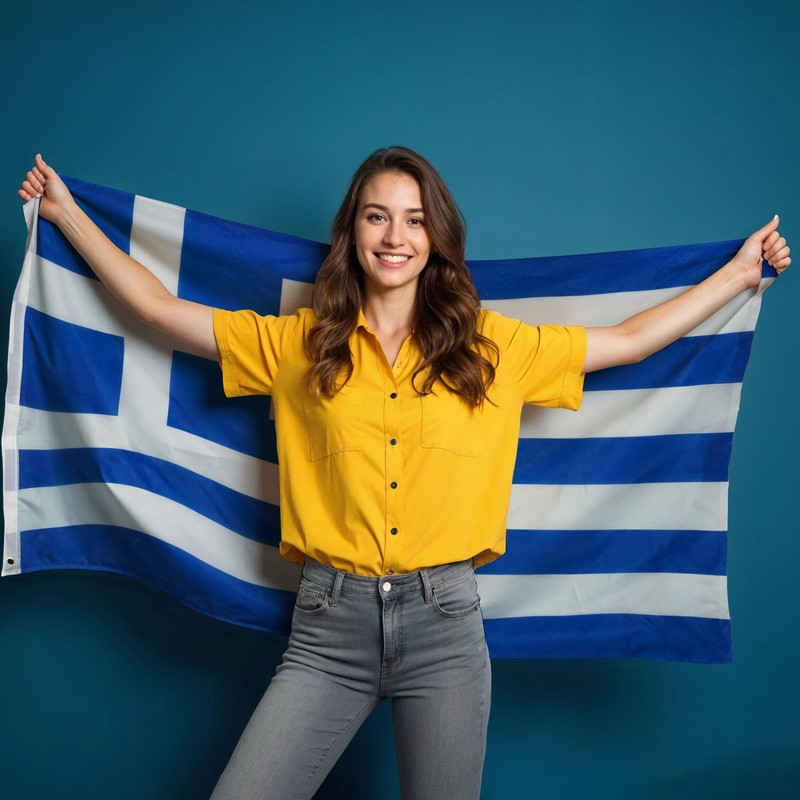PHENO FLAGS Greece Flag 90 x 150 cm - Weatherproof