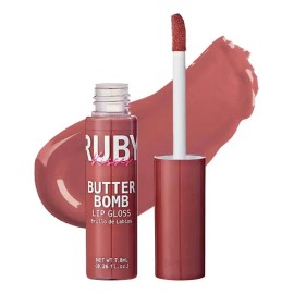 Brillo De Labios Lip Gloss 7.8ml Kiss Color Natural Blind Date Larga Duración Con Vitamina E