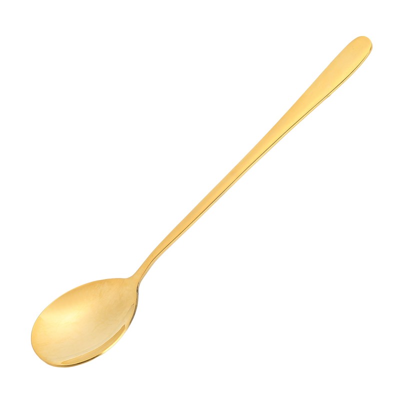 Gold Soup Spoon Polishing Process Rust Prevention Brass Table Spoon