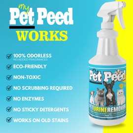 My Pet Peed My Pet Peed - Pet Stain & Odor Remover (Starter Pack: 32oz Quart & One Gallon)