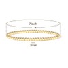 Badu Gold Bead Bracelet for Women 14K Gold Plated Bead