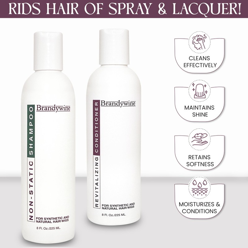 Brandywine Non Static Shampoo & Revitalizing Conditioner 8 oz.