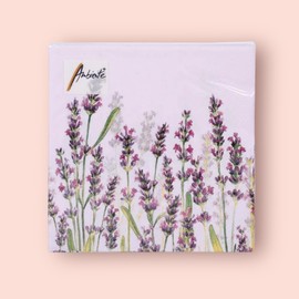 Ambiente Servietten, 20 Stück, Lavendel", Lavender Shades lila, FSC-Mix, Lavendelblüten, Frühling, Ostern, Hochzeit, Serviettentechnik