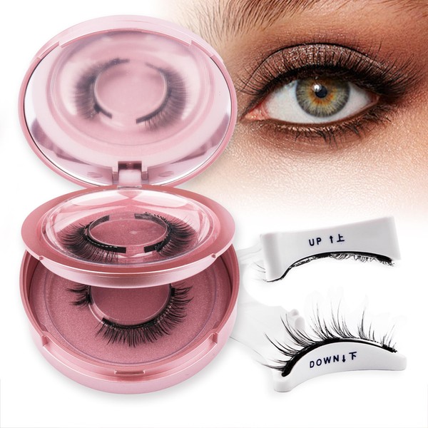 GEMERRY Magnetic Eyelashes Reusable Magnetic Eyelashes with Applicator and Mirror