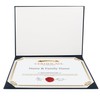 GraduatePro A4 Certificate Folder Golden Edge Certificate Holder Protective Cover