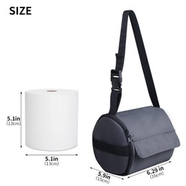 YUJHON Hanging Camping Toilet Paper Holder Kitchen Waterproof Paper Towel Holder Organizer Car Bathroom Toilet Paper Protector from Cats Outdoor Travel Portable Roll Paper Reusable Storage Bag