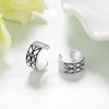 Norse Viking Runes Earrings for Men Women 925 Sterling Silver