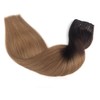 Blonde Clip in Hair Extensions Skin Weft Remy Brazilian Hair