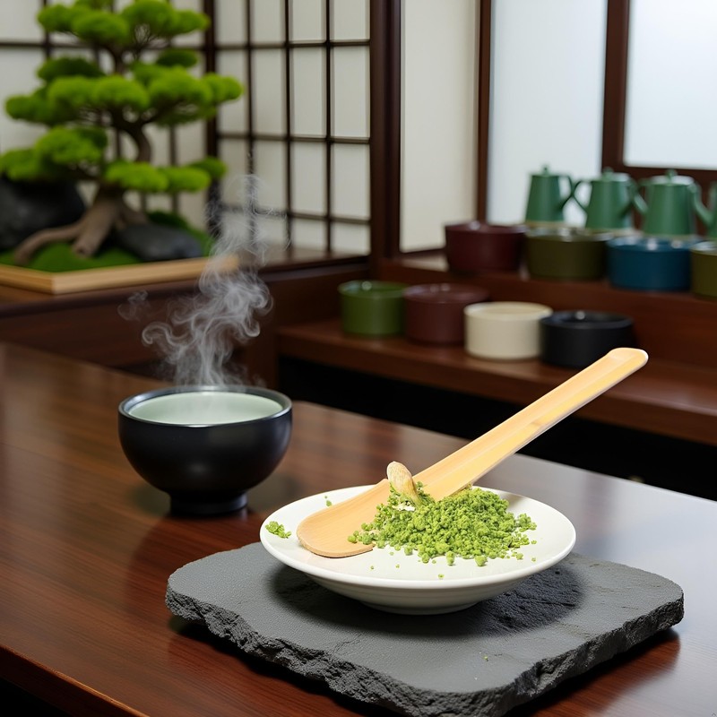 18cm Japanese Tea Scoop - Handmade Bamboo Matcha Spoon for