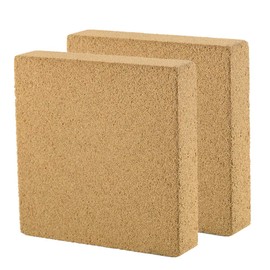 JIH Ceramic Filter Media,Block Bio-Filter Media for Marine and Freshwater Aquariums, 3.95 by 3.95 by 1-Inch, 2Pcs