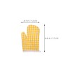 Kichvoe 2pcs Kids Oven Mitts Children Small Gloves Cute Heat