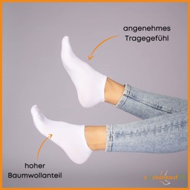 10/20/30 Pairs of Trainer Socks, for Men and Women, Black, White, Grey, Cotton, 10 x white