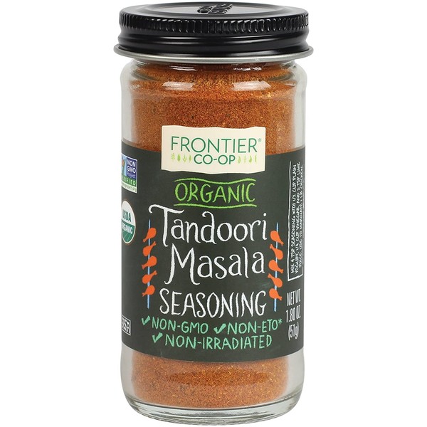 Frontier Organic Seasoning, Tandoori Masala, 1.8 Ounce