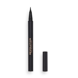 Makeup Revolution, Hair Stroke Eyebrow Pen, Dark Brown, 0.5 ml