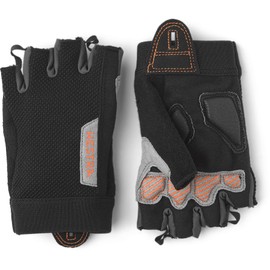 Hestra Unisex Bike Guard Jr. Short 5-Finger Mountain Bike and Cycling Glove for Juniors, Black, 3