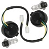 Caltric 2X LH RH Headlight Socket and Bulb for Yamaha
