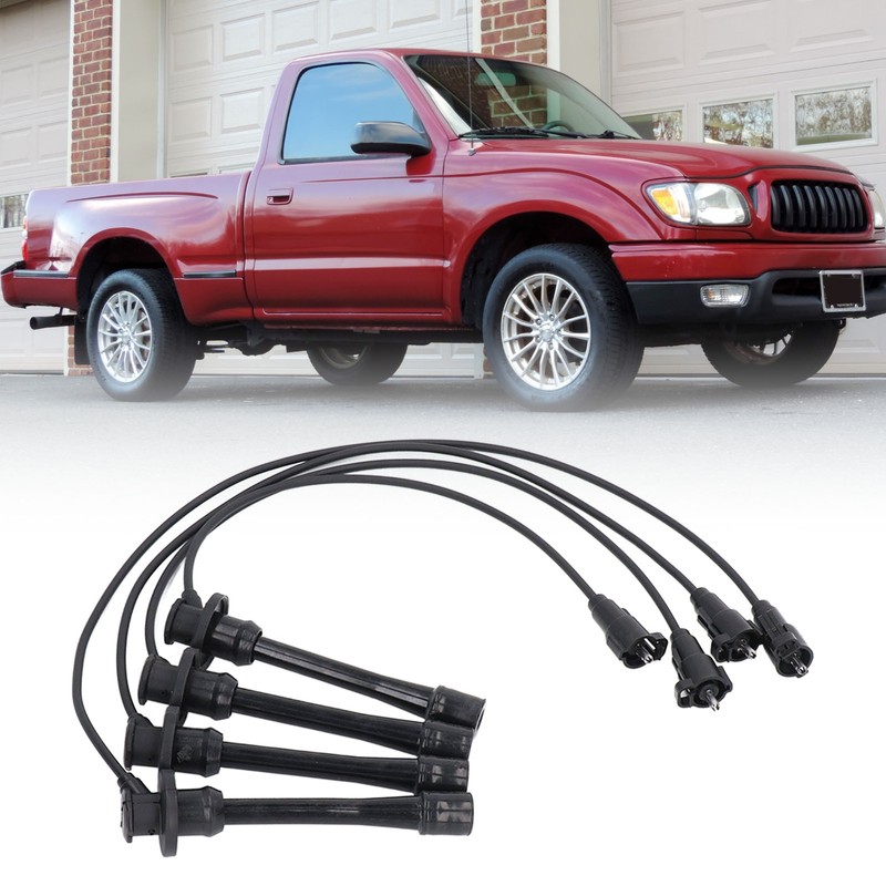 4pcs Spark Plug Wire Set 90919‑22387 Ignition Cable Kit Replacement