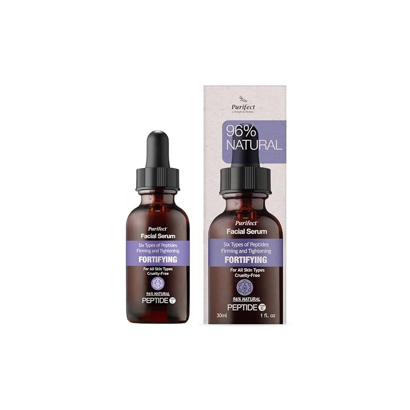 PURIFECT SUERO FACIAL FORTIFICANTE PEPTIDOS 96% NATURAL 30ML/1OZ