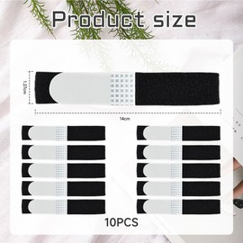 Cosmeria Buddy Straps Set of 10 Finger Bandages, Comfortable Protective Splints, Stretchy and Skin-Friendly for Injured Fingers Without Thumbs