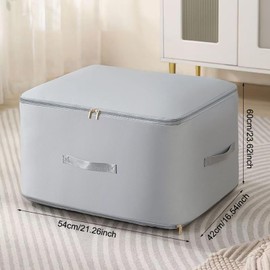 BSITSSS Ultra Space Saving Self Compression Organizer, Self Compression Storage Bags for Comforters Clothes,Self Compression Organiser with Zipper,Self Compression Bag with Handles