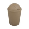 MSV AKO Rubbish Bin 5.5 L with Hinged Lid Mole