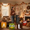 Honoson 4 Pcs Fall Party Decorations Boxes Thanksgiving Turkey Party