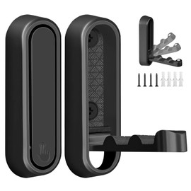 Folding Wall Hooks,2Pcs Black Heavy Duty Wall Hook Folding Coat Hooks for Hanging Coats Bathrobes Green Plants Bags Keys Towel Gold Hook for a Functional Home(2, Black)