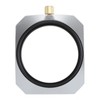 52mm Lens Hood, Retro Silver Square Lens Hood Shade for