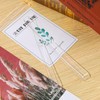 6 Pcs Music Stand Clips, Clear Acrylic Music Book Stand