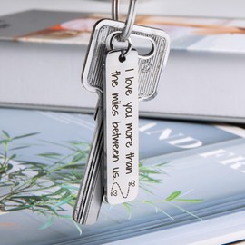 MUCOOS Keychain for Girlfriend,Long Distance Relationship Gifts for Boyfriend,Girlfriend Christmas Gifts,Birthday Gifts for Girlfriend,Small Gifts for Girlfriend,Presents for Girlfriend,Couple Gifts