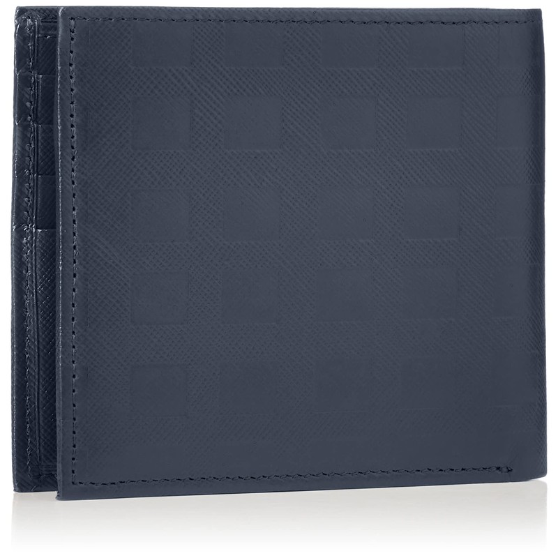 Ducks Checker Emboss Bi-Fold Wallet, navy