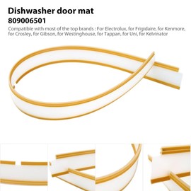 New Icelily 809006501 Dishwasher Bottom Lower Door Gasket Seal for Frigidaire Compatible with DGBD2432KB0, DGBD2432KB1, DGBD2432KB1A, DGBD2432KF0 Models