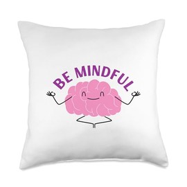 Get Up and Glow Brand, Mental Health, Speech Therapy Throw Pillow