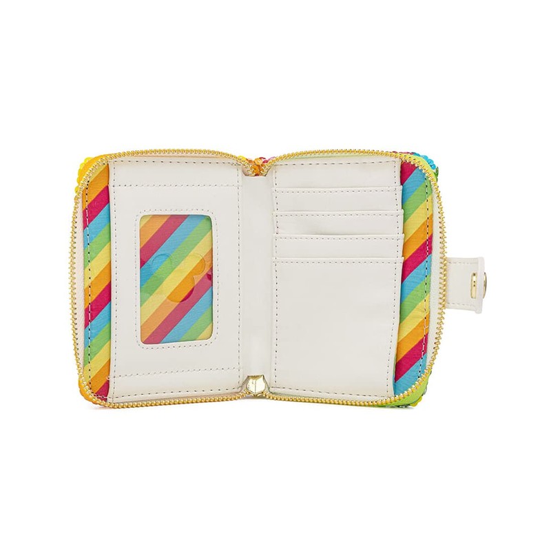 Loungefly Sequin Rainbow Minnie Mini Wallet
