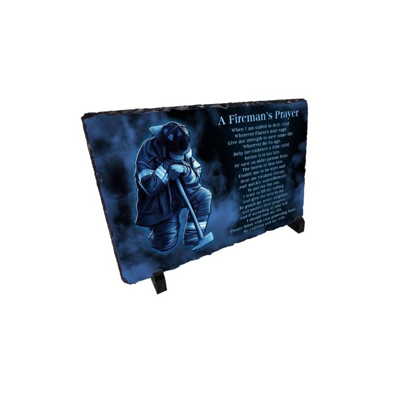 Redeye Laserworks Firemans Prayer - Stone Memorial from