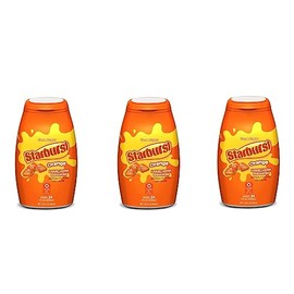 Starburst Liquid Water Enhancer - Orange - Low Calorie Water Flavoring Drops (Pack of 3)