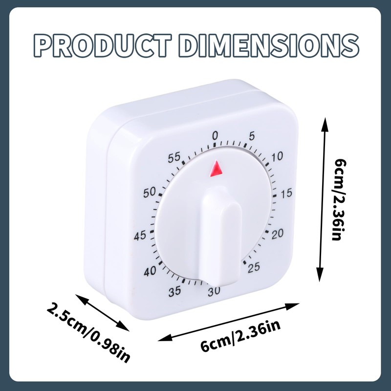 1 x Kitchen Timer Mechanical Kitchen Timer, Mechanical Egg Timer,