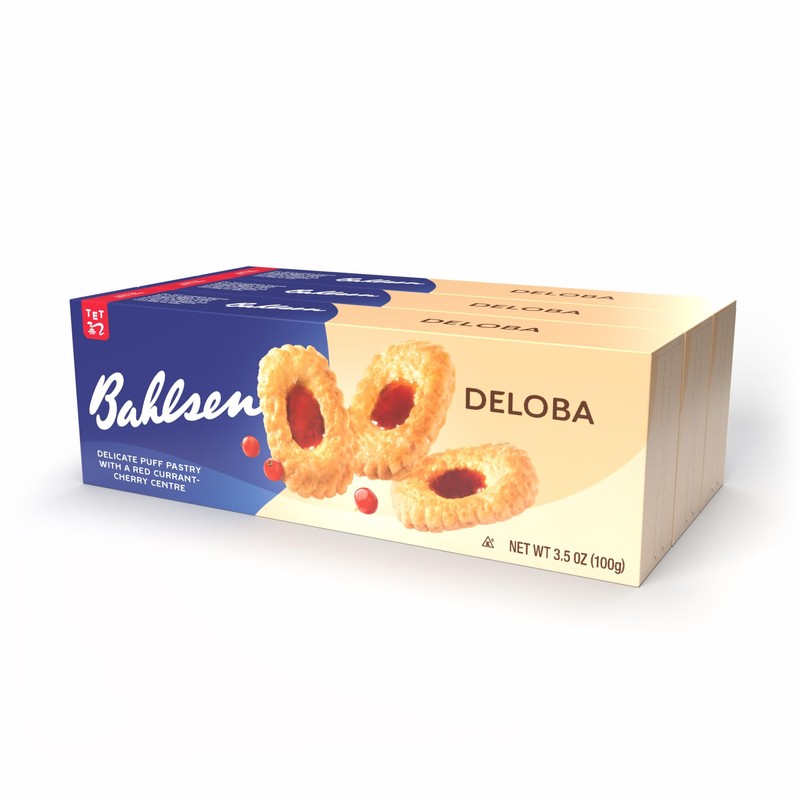 Bahlsen Deloba Red Currant Cookies (12 boxes) - Sweet &