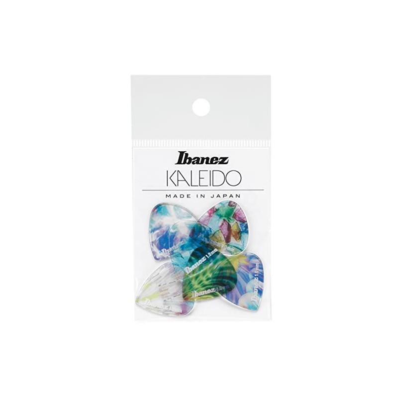 Ibanez Ibanez Pick 6-Piece Set KALEIDO Series Tritan with Colorful