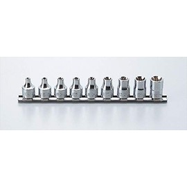 Koken RS3425/9 3/8 (9.5 mm) SQ. Torx Socket Rail Set, Set of 9