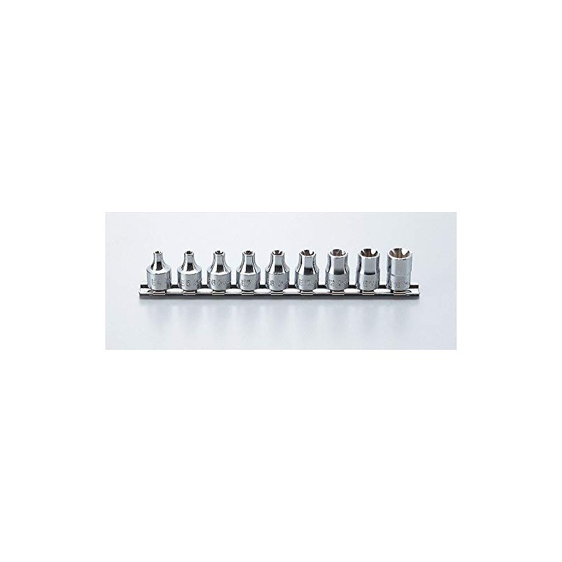 Koken RS3425/9 3/8 (9.5 mm) SQ. Torx Socket Rail Set,