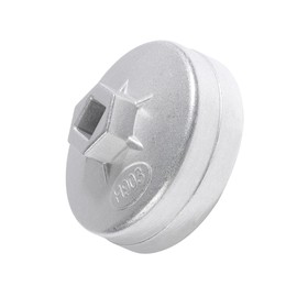 Flaconi Car oil filter wrench, oil filter key, car oil change tool, 74 mm oil filter key, oil filter removal tool, oil filter key, suitable for most types of oil filters