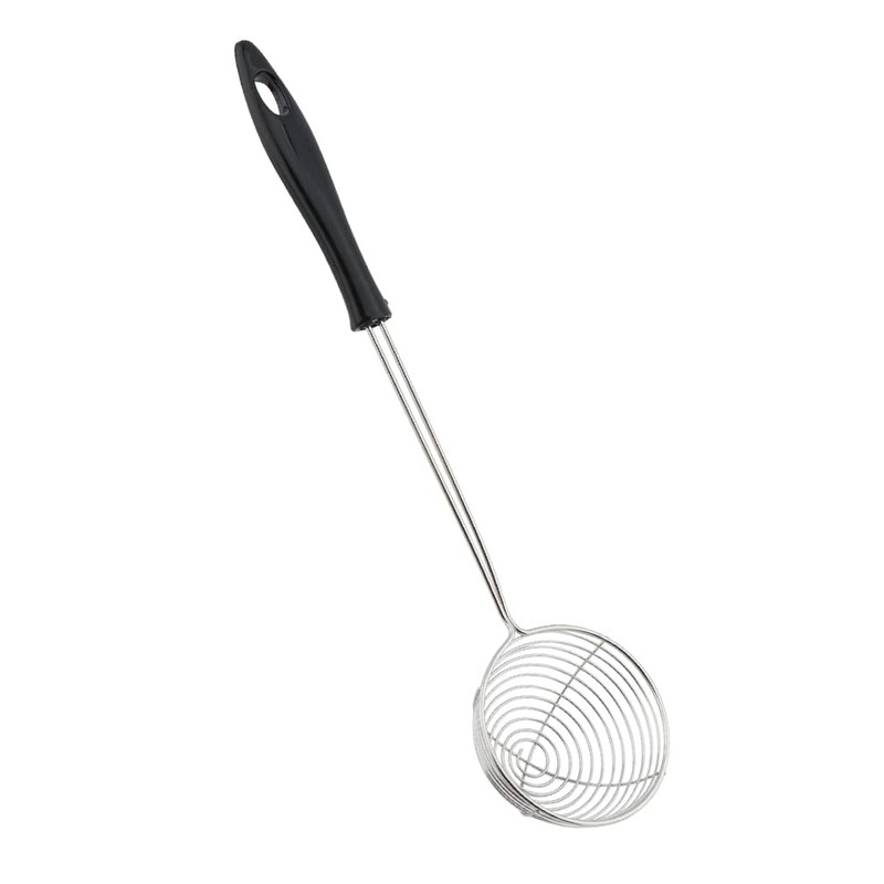 Stainless Steel Spider Strainer Spoon, Non-Stick Cooking Pasta Scoop Bean