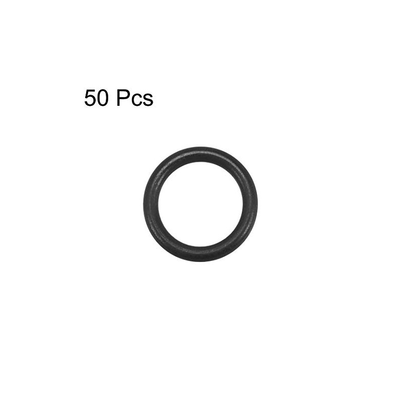 sourcing map Fluorine Rubber O Rings, 7mm OD, 5mm Inner