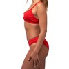 BLARIX Guard Swimsuit Double Cross Strap 2 Piece (Red, Large)